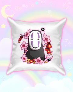 Cherry Blossom NoFace Decorative Pillow Cover [Made to Order]