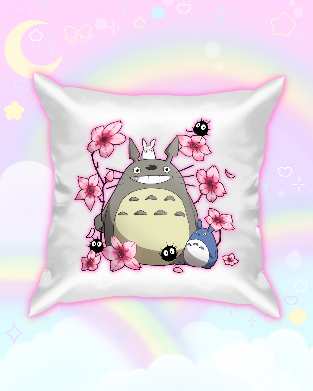Cherry Blossom Toro Decorative Pillow Cover [Made to Order]