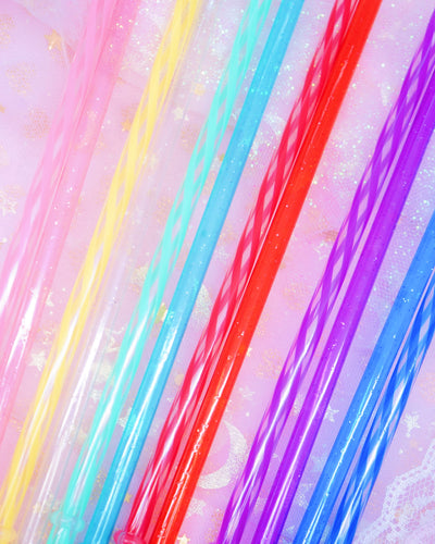 Kawaii Reusable Plastic Straws