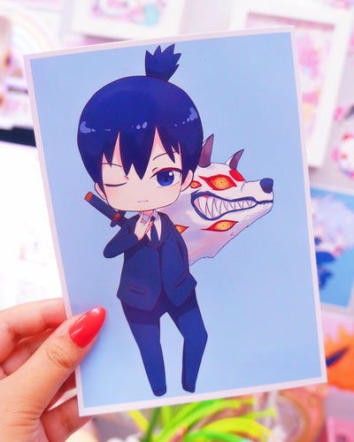 Aki Art Print