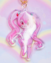 Load image into Gallery viewer, Miku Sakura Acrylic Keychain