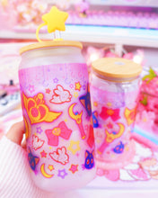 Load image into Gallery viewer, Magical Girl Theme Glasscan Cup 16oz [Made to Order]