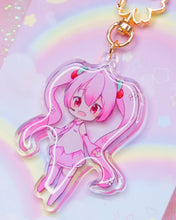 Load image into Gallery viewer, Miku Sakura Acrylic Keychain