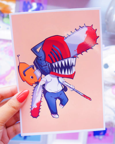 Chainsaw Man Art Print