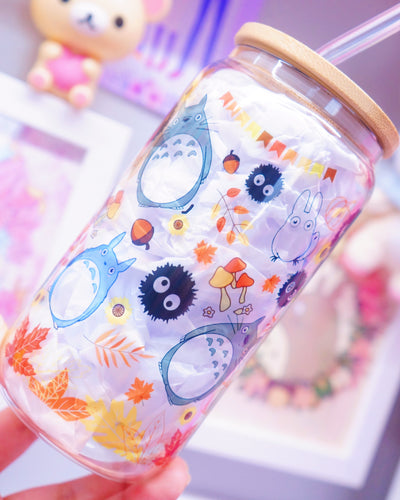 Autumn Totor0 and Soots Glass Can 16oz