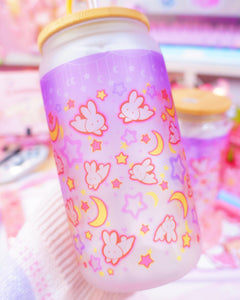 Magical Bunny Glasscan Cup 16oz [Made to Order]