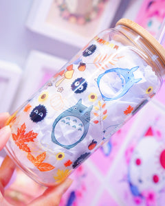 Autumn Totor0 and Soots Glass Can 16oz