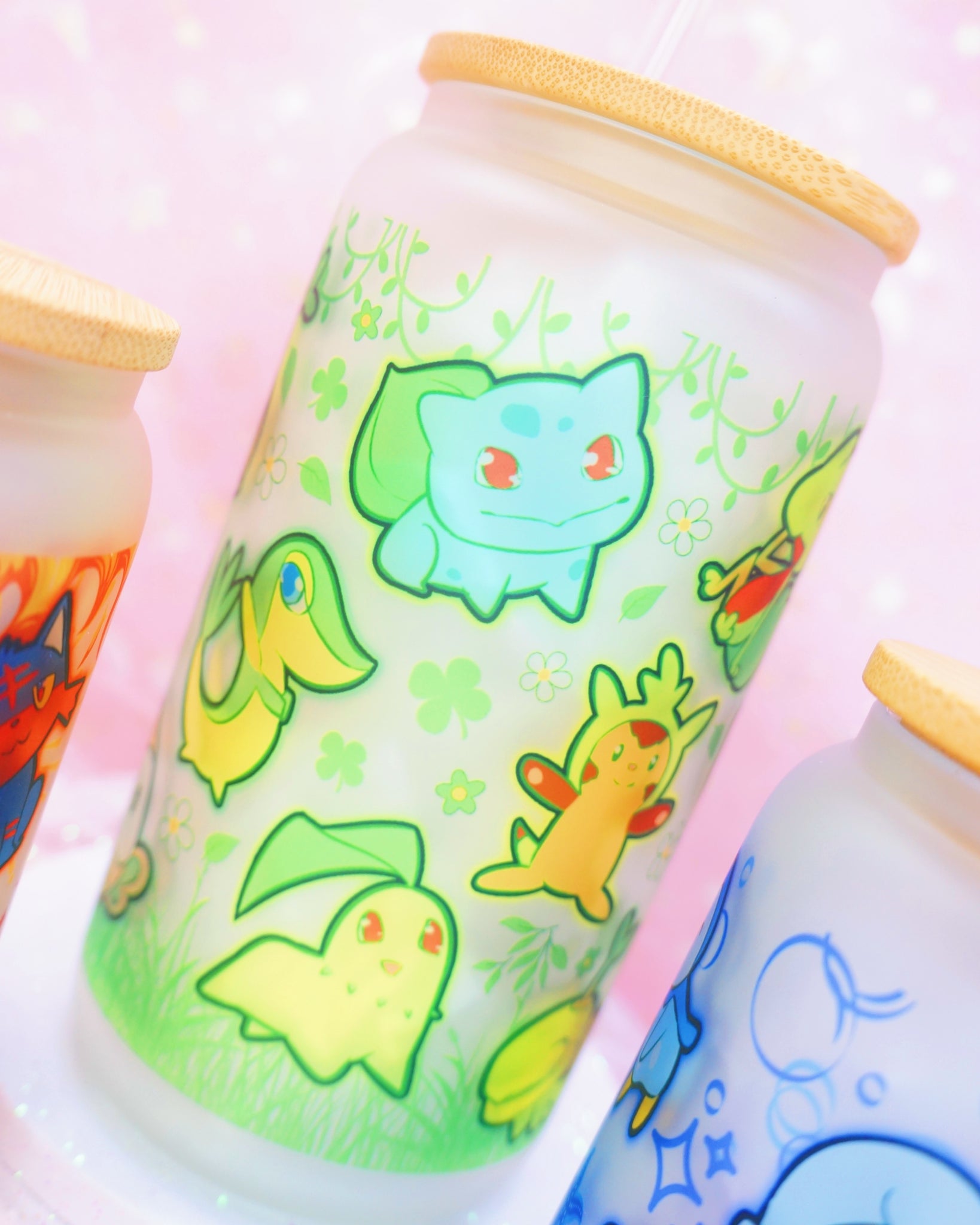 Pokémon Starter Pokémon Glass Set