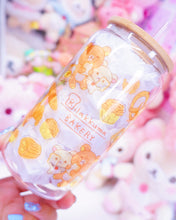 Load image into Gallery viewer, Kuma Bakery Glass Can 16oz