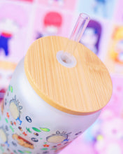 Load image into Gallery viewer, Totoro &amp; Cat Bus Glass Can 16oz