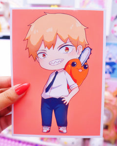 Denji Art Print