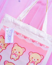 Load image into Gallery viewer, Yellow Kuma Tote Bag