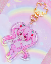 Load image into Gallery viewer, Miku Sakura Acrylic Keychain