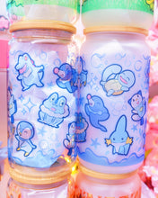Load image into Gallery viewer, Pokemon Starters Glass Can 16oz  [Made to Order]