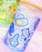 Load image into Gallery viewer, Pokemon Starters Glass Can 16oz  [Made to Order]
