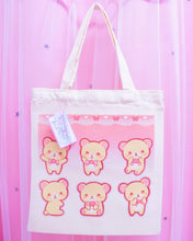 Load image into Gallery viewer, Yellow Kuma Tote Bag