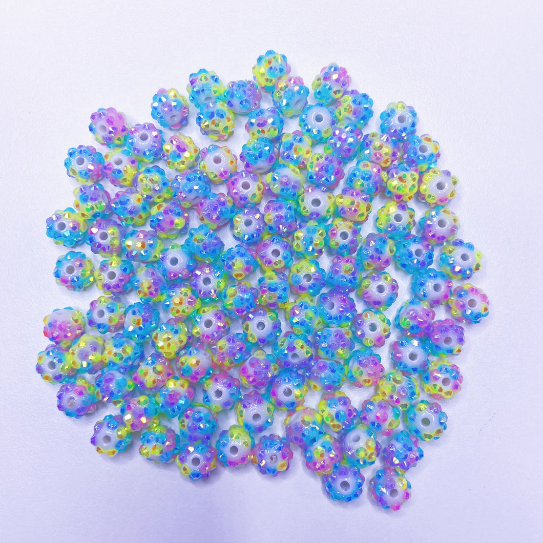 Rainbow 10mm Beads